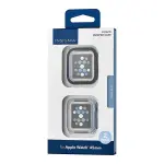 Insignia™ - Bumper Cases for Apple Watch 45mm (2-Pack) - Black/Clear (NS-AWBC45BC2)