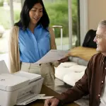 HP DeskJet 4255e Wireless All-in-One Printer – White