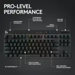 Logitech - PRO X TKL LIGHTSPEED Wireless Mechanical Gaming Keyboard - Black