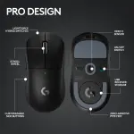 Logitech G PRO X SUPERLIGHT 2 Wireless Gaming Mouse – Black