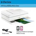 HP Envy 6555e Wireless All-in-One Inkjet Printer – White