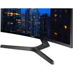Samsung 27" F398 FHD Curved Monitor – AMD FreeSync, HDMI/DP – Glossy Black