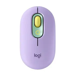 Logitech - POP Mouse Bluetooth Optical Ambidextrous Mouse - Wireless - Daydream Purple (Mint) (910-006544)