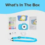 MyFirst Camera 3 Kids Digital Camera (16MP, Selfie Lens, Shockproof) – Blue