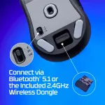 HyperX Pulsefire Haste 2 Mini Wireless Optical Gaming Mouse - White