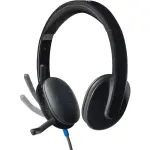 Logitech - H540 Wired On-Ear Headset - Black (981-000510)