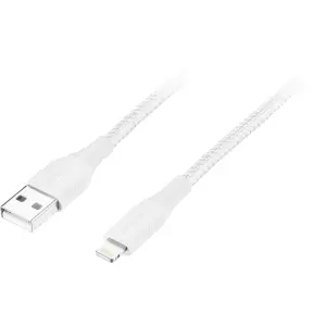 Insignia™ - 4' USB-A to Lightning Charging Cable - Moon Gray