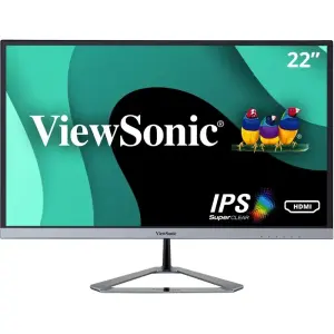 ViewSonic VX2276-SMH 22" IPS FHD Monitor (DisplayPort, VGA, HDMI) - Silver