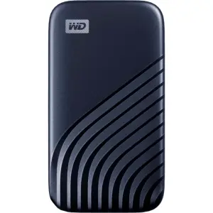WD - My Passport 1TB External -USB Type-C Portable SSD - Blue (WDBAGF0010BBL-WESN)