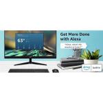 Acer Aspire C24 23.8" FHD All-in-One, Intel i3-1215U, 16GB RAM, 1TB SSD, Wi-Fi 6, Wireless KB & Mouse, Win 11 Home, Black