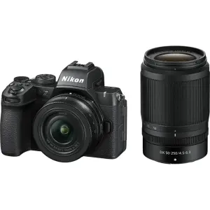 Nikon Z50II Mirrorless Camera Kit with 16-50mm & 50-250mm Lenses – Black