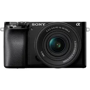 Sony Alpha 6100 Mirrorless Camera with E PZ 16-50mm Lens – Black, 4K Video