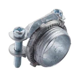 Halex 3/8 in. (5-Pack) Non-Metallic (NM) Twin-Screw Cable Clamp Connectors