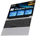 Auusda 15.6" Laptop, N95, 32GB RAM, 1TB SSD, Win 11 Pro