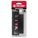 VELCRO 4 in. x 2 in. Industrial Strength Strips in Black (2-Pack) (90199)