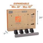 The Home Depot 25 in. L x 4 in. W x 26 in. D Heavy Duty Medium Adjustable TV Box and Picture Moving Box (HDMEDTVBOX)