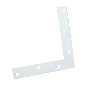 Everbilt 6 in. Flat Corner Brace Zinc-Plated