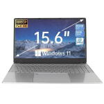 Ccdes 15.6" FHD Laptop, Intel N5095, 16GB RAM, 512GB SSD, Windows 11, Silve
