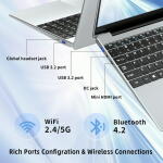 KeeUiU 15.6" FHD, Celeron N5095, 24GB RAM, 512GB SSD, Win 11 Pro