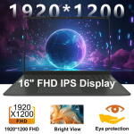 Restored SANPTENT 16" Laptop, Intel Celeron N95, 16GB RAM, 512GB SSD, Win 11 Pro