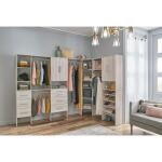 ClosetMaidStyle+ 84 in. W - 120 in. W Bleached Walnut Wood Closet System (4367)