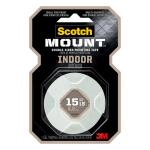 3M 1 in. x 1.52 yds. Permanent Double Sided Indoor Mounting Tape (214DC-SF)