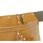 McGuire-Nicholas 11-Pocket Leather Waist Tool Belt/Contractor's Apron (1DM-428-2)