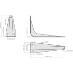 Everbilt 12 in. x 14 in. White Shelf Bracket (15255)