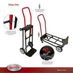 Milwaukee 300/500 lb. Capacity Convertible Hand Truck (33700)