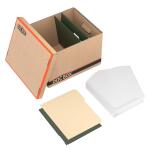Pratt Retail Specialties 15 in. L x 10 in. W x 12 in. D Document Box 3-Pack (DOCBOX3PK)