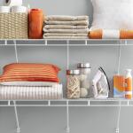 Everbilt12 ft. x 12 in. Fixed Rod Wire Shelf (90179)