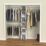 ClosetMaidSelectives 12 in. W White Custom Tower Wall Mount 6-Shelf Wood Closet System (7033)