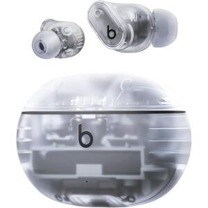 Like New - Beats Studio Buds True Wireless Noise Cancelling Earbuds, - Transparent