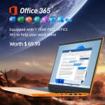 Naclud 15.6" Laptop, Celeron N5095, 36GB RAM, 2.1TB SSD, Win 11, Office 365, Copilot