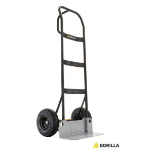 Gorilla 800 lbs. Capacity Steel Hand Truck with Multi-Grip Handle, Wideload Toe Plate, Super Duty Axle with Non-Slip Foot Lever (GHS-8)