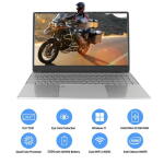 Ccdes 15.6" FHD Laptop, Intel N5095, 16GB RAM, 512GB SSD, Windows 11, Silve