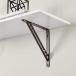 Everbilt Art Deco Shelf Bracket Bronze 10 in. (46404PBLHD)