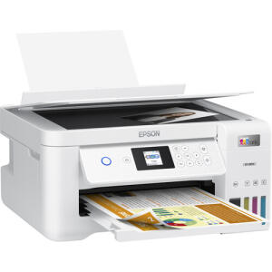 Epson EcoTank ET-2850 Wireless Color All-in-One Cartridge-Free Supertank Printer - White