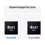 Restored Apple MacBook Pro 16" (M1 Pro, 10-Core CPU, 16-Core GPU, 16GB RAM, 512GB SSD) - Space Gray