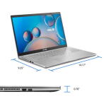ASUS M515 15.6" Laptop, Ryzen 3 3250U, 8GB RAM, 128GB SSD, Win 11 S, Silver