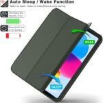 iMieet Case for New iPad 10.9 Inch (10th Gen, 2022) - Trifold Stand with Pencil Holder, Soft TPU Back, and Auto Wake/Sleep (Dark Green)