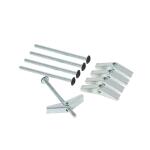 Everbilt BLACK ADJUSTABLE SHELVING HARDWARE TOGGLES BLACK- 5-Pack (90892)