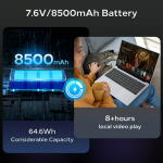 OTVOC 15.6" Laptop, Intel Celeron N5100, 16GB RAM, Windows 11