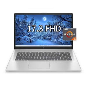 HP 17.3" FHD, Ryzen 5 7430U, 32GB RAM, 2TB SSD, Silver