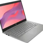 HP 14" Chromebook Laptop – Intel Celeron Processor – 4GB RAM – 64GB eMMC Storage – Modern Gray