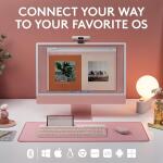 Logitech K585 Multi-Device Slim Wireless Keyboard- Rose