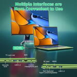 Naclud 15.6" Laptop, N5095, 36GB RAM, 2.1TB Storage, Win 11, Copilot