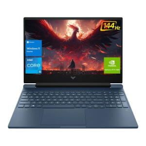 HP Victus 15.6" FHD 144Hz Gaming Laptop, i5-12450H, RTX 3050, 32GB RAM, 1TB SSD, Backlit KB, Wi-Fi 6, Win 11, Blue