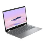 HP 14" x360 FHD Touch Chromebook, Intel Core i3-N305, 8GB RAM, 128GB UFS, Meteor Silver