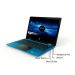 Restored Gateway 11.6" Touch Laptop Celeron N4020 4GB 64GB SSD Win 10 Home S Mode Blue